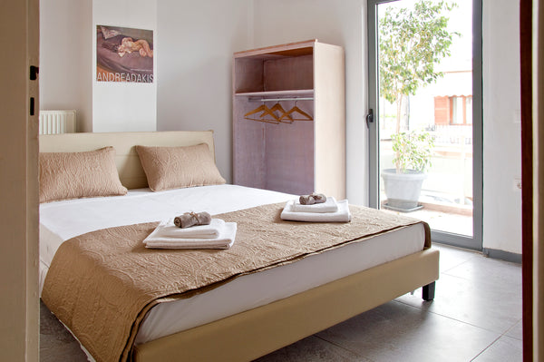 Keep it simThis Suite is 55m2 which has One double bed, One single bed and one s Rethimnon, Greece Mini Suites - Superior Suite with City View Private room in condo vacation rental 568616182741227586