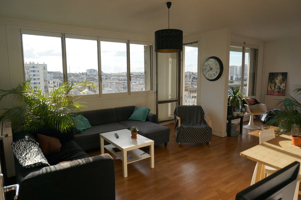 Bright apartment of 120m2 with view on the sacred heart! Big balcony - big stay  Paris, France Bedroom in bright 120m², close to the Sacré Coeur Private room in rental unit vacation rental 4812774