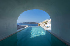 Where sea and sky hypnotize your soul.<br /><br />Cherish every single day of yo Oia, Greece Echoes Suites | Majestic Suite with Plunge Pool Room in boutique hotel vacation rental 30193719