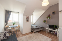 This atypical studio is located in a historical building in Mala Strana-The less Prague, Czechia Cosy Apartment in the heart of Old Prague Entire rental unit vacation rental 22340930
