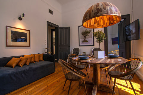 A remarkable apartment (88m²/947ft²) in a fully restored townhouse at the famous Athens, Greece Art Pantheon Apartment (2 Bdr) • Acropolis area🏛️ Entire rental unit vacation rental 39709712
