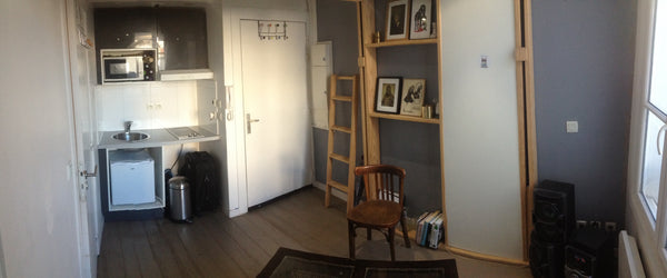 Bonjour, je loue mon studio. Il fait 12 mètre carré mais tout le confort est la  Conches-sur-Gondoire, France Studio sur Bastille avec lit escamotable Entire rental unit vacation rental 21332347