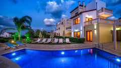 The composition of the property consists of a kitchen, 2x bedrooms,  a bathroom   Azzuro Villa by Estia Entire villa vacation rental 559215462388419770