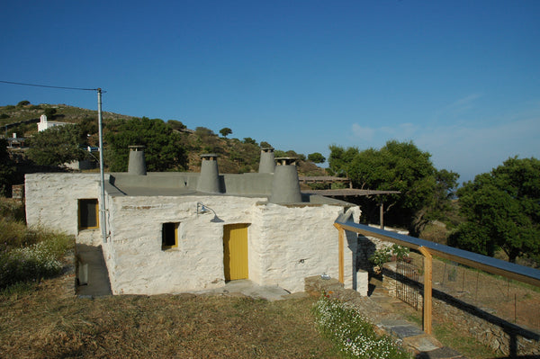 At an altitude of 395m within a protected (“NATURA 2000”) royal oak forest, a 10 Athens, Greece Family friendly traditional Cycladic Farmhouse Farm stay vacation rental 12248264