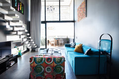 Enjoy your stay in this newly-built, modernly-furnished loft in the heart of Ath Athens, Greece Athina ART Apartment II (BLUE) Gazi Entire rental unit vacation rental 11458328
