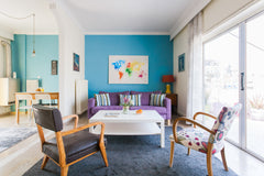 This funky 2-bedroom apartment is situated  in Metaxourgio area, a central neigh Athens, Greece Chill in this Condo's huge balcony next to metro! Entire rental unit vacation rental 36303779