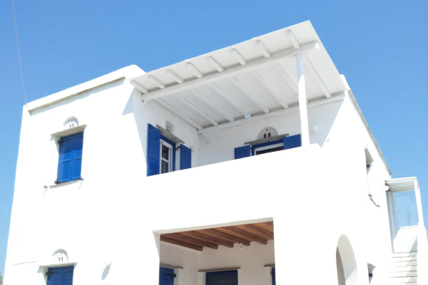 Traditional Cyclades beach apartment with 2 bed rooms, living room, shower room  Tinos, Greece Sunny relax beach apartment Entire rental unit vacation rental 12425566