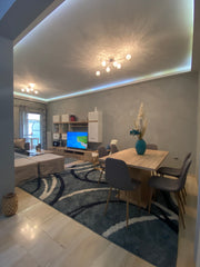 Enjoy minimal and modern ease in 3rd floor 98m2 deluxe apartment.Marble floors,  Greece Urban grey Entire condo vacation rental 39013736