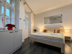 Apartment is on 2nd floor. Spacious with bathroom and view to street. Prague, Czechia Large double room (201) Entire rental unit vacation rental 604824483856816472