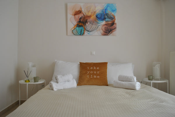 Modern and cozy at the same time, this 42m2, top-floor apartment, will make you  Athens, Greece Fresco Apartment Entire rental unit vacation rental 54335270