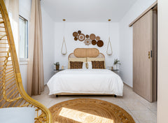Live in a new  boho condo footsteps from the sandy beach. The apartment sits on  Heraklion, Greece Beachy Chic apartment footsteps from the sand Entire rental unit vacation rental 44873111