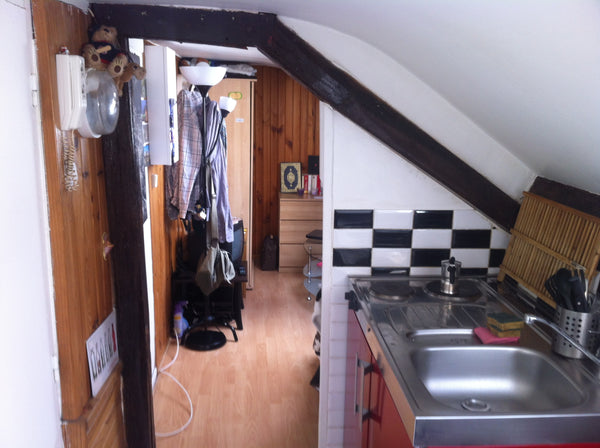 This is my lovely studio. Fully furnished with own kitchen and  bathroom. It has Paris, France Cosy studio in the heart of Paris! Entire condo vacation rental 7114055