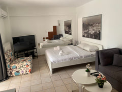 Well renovated and furnished, this 31 sqm studio on the 1st floor with a large v Athens, Greece Modern Studio large veranda |metro station Suggrou Entire rental unit vacation rental 53619706