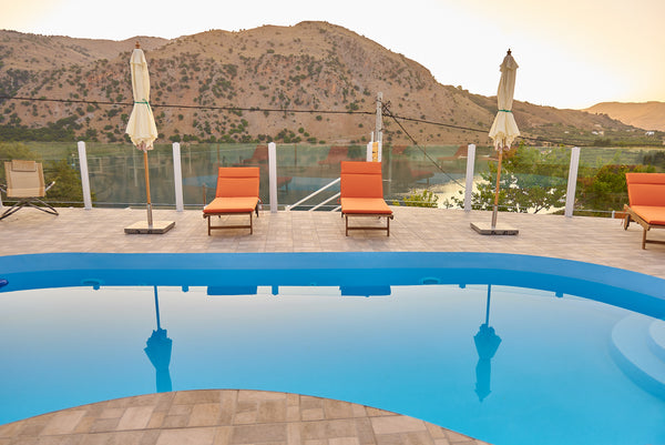 ★ 2 Newly Built Magnificent Private Outdoor Pool! ★<br /><br />Just 5 minutes wa Kavallos, Greece Private Pool near the Lake Kournas Villa Entire villa vacation rental 47876128