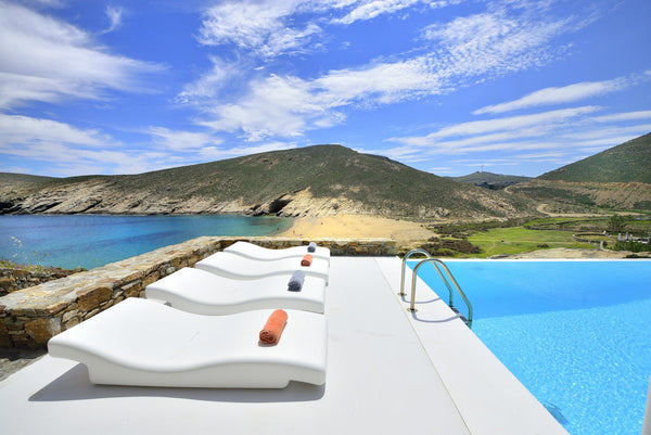 INTERIOR<br /><br />The space and light in these villas will captivate you. The  London, United Kingdom Simone   Elmina Villas in Mykonos Entire villa vacation rental 43895295
