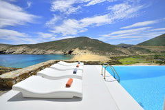 INTERIOR<br /><br />The space and light in these villas will captivate you. The  London, United Kingdom Simone   Elmina Villas in Mykonos Entire villa vacation rental 43895295