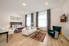 Experience an unforgettable stay in our huge luxury apartment, hosted by profess Prague, Czechia Designer Space · Artistic Residential District! Entire serviced apartment vacation rental 24460213