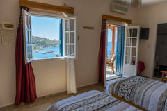 Romantic large studio on the upper floor with fantastic seaview and romantic sun Greece Myrties, Romantic studio with seaview and sunset Private room in rental unit vacation rental 6728810