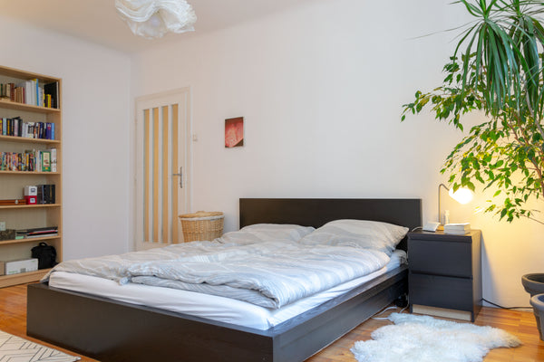 * Hosts are 3/3 COVID vaccinated<br /><br />Bright bedroom (20m²) with queen-siz Vienna, Austria Artist room with plants, books and paintings Private room in condo vacation rental 26771113