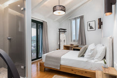 Kamares Sanctuaries offers affordable luxury living in an artistic, tranquil set Greece Boutique room with balcony at Kamares Sanctuaries Room in boutique hotel vacation rental 44185869