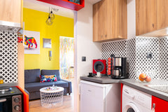 A practical and modern apartment for each city traveler, among all the sights an Heraklion, Greece Colorful apartment in the city center AC/WiFi Entire rental unit vacation rental 32563965