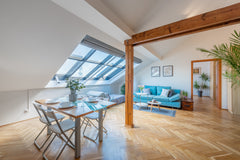 Amazing place to spend your vacation! Very light and cozy attic near all the sig Prague, Czechia SUNNY Attic w/Impressive Views, 5min Centre Entire rental unit vacation rental 26080925