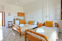 Spacious and bright apartment opening to a sunny balcony overlooking Perissa tow Perissa, Greece Family Apartment with veranda • Almyra Entire rental unit vacation rental 11009700