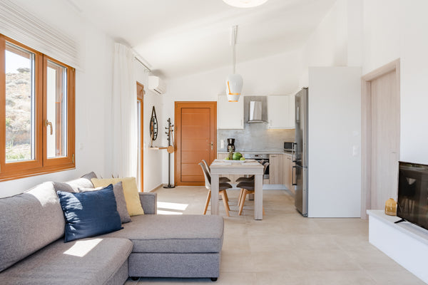 Wake up to a blue-sea outlook, before beginning a sunny morning with breakfast o Heraklion, Greece Luxury With a View in Infinite Blue Apartments Entire rental unit vacation rental 19631747