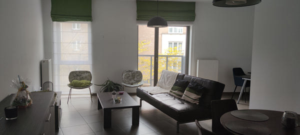 Ontspan en kom tot rust in dit stijlvol appartement op een rustig pleintje. Slec Evergem, Belgium Rustig gelegen appartement in Gent voor 3/4 pers Entire condo vacation rental 626578584541706370