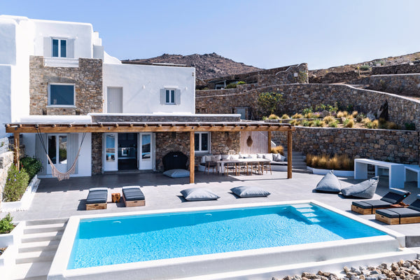 At just 2min walk from the sandy beach of Kalafatis, you get both the panoramic  Athens, Greece Villa Lydia by Red Windmill, 2' walk to the beach Entire villa vacation rental 37507567