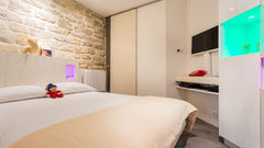 This flat ground floor  (27m2) featured like an exposed original stone wall .The Paris, France Authentique Cosy flat  in Montmartre Entire rental unit vacation rental 21452331