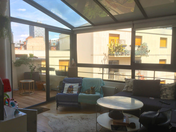 Appartement atypique et charmant avec terrasse et véranda.  Rénové cette année.  Paris, France Apt 60m² avec terrasse. Calme et cosy. Proche 5ème Entire rental unit vacation rental 19716029