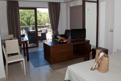 Five newly built luxurious Studios with kitchen, living room, bathroom and balco  Golden Bay Superior Studio Room in aparthotel vacation rental 8600039