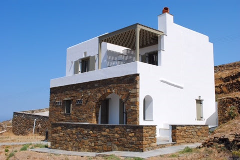 A 160 square-meter vacation home, with magnificent views of the Aegean sea, on a Greece Aegean Panorama in Tinos,  Private Quiet Tranquill Cycladic home vacation rental 19909743