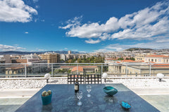 This spacious penthouse offers a huge living room, decorated minimally with hint Athens, Greece ATHENStay Penthouse Entire rental unit vacation rental 18511884