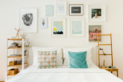 Sink into the crisp, white sheets for a peaceful night's sleep at a sunlit retre Prague, Czechia Jan and Sarah's Rybna Studio Entire rental unit vacation rental 16359755