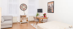 Our spacious, bright and sunny studio apartment has been newly renovated to perf Vienna, Austria Your feel-good home in Vienna II Entire rental unit vacation rental 32383738