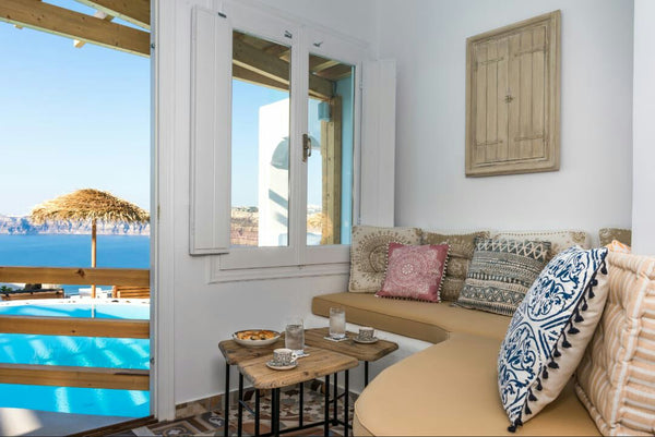 Silver Suite is where all your summer dreams come true; an exquisite space inspi Greece Silver Suite Outdoor Pool | Hot Tub |Caldera View Entire villa vacation rental 32151799