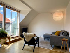 A 61 m2 loft apartment, with spacious west-facing balcony, which provides genero Copenhagen, Denmark Loft Apartment with Sunny Balcony Entire condo vacation rental 689596920277881693