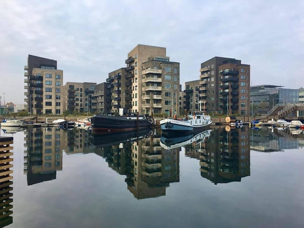 Modern and spacious, newly built apartment (95 sqm) by the canals in Sluseholmen Copenhagen, Denmark Charming and bright apartment by the canals Entire condo vacation rental 608485247031727277