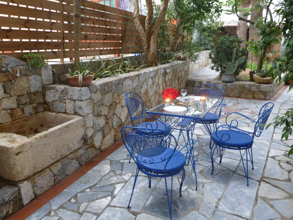 In the center of Platanias a cozy artistic studio with its own private garden ju Chania, Greece Artsea garden studio Entire rental unit vacation rental 23250625