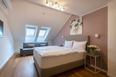 Spacious New apartment close to the central district. Could accommodate up to 4  Prague, Czechia New Lovely Modern Attic Apartment with AC! Entire rental unit vacation rental 591985222305915396