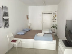 Hi, I'm renting out my room when I'm out of town. I live in an amazing shared fl Vienna, Austria Cozy room in hip apartment - central district Private room in loft vacation rental 41003714