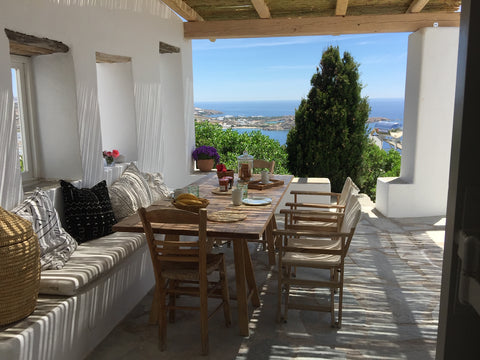 A charming house with beautiful views. Where the view over the Aegean archipelag Athens, Greece Elenashouse_Mykonos 🧿 Ideal for Families & Friends Cycladic home vacation rental 3000425