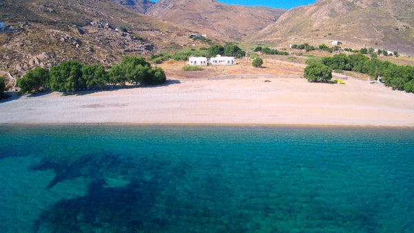 The definition of beach house, Paradise at Ganema beach. Serifos is an island th  Ganema Beach Paradise Poseidon Cycladic home vacation rental 50069104