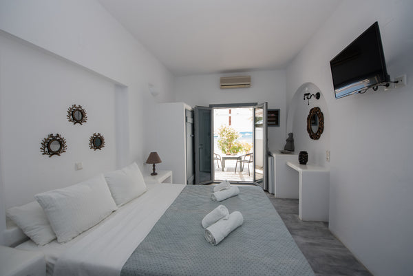 Welcome to Paros and our accommodation, ideal for holidays and relaxation.<br /> Egaleo, Greece Superior Double Sea View - Ostria Studios Room in aparthotel vacation rental 49070803