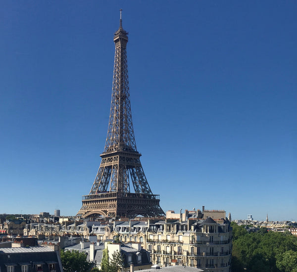 Situé au 9ème et dernier étage,  mon appartement dispose d'une entrée commune à  Paris, France TOUR EIFFEL VUE FANTASTIQU STUDIO ET BALCON PRIVES Private room in rental unit vacation rental 15297775