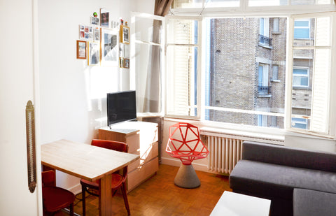 Appartement confortable et lumineux de 35 m2 avec chambre, lit double, canapé co Paris, France Appartement accueillant au pied du métro Entire rental unit vacation rental 19613973