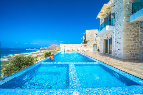 Alkinoos Villa Chania is a panoramic sea view villa set on a top of a hill. This Chania, Greece Alkinoos Villa Falassarna, Chania Entire villa vacation rental 49005597