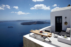 The Fully Renovated (2016) House is located at the edge of the Cliffs of the Cal Imerovigli, Greece Cliff Standing House - Volcano & Sea View ! Entire home vacation rental 13143468